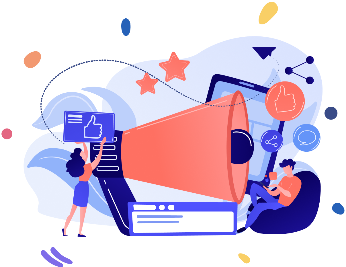 Communication Hub Illustration